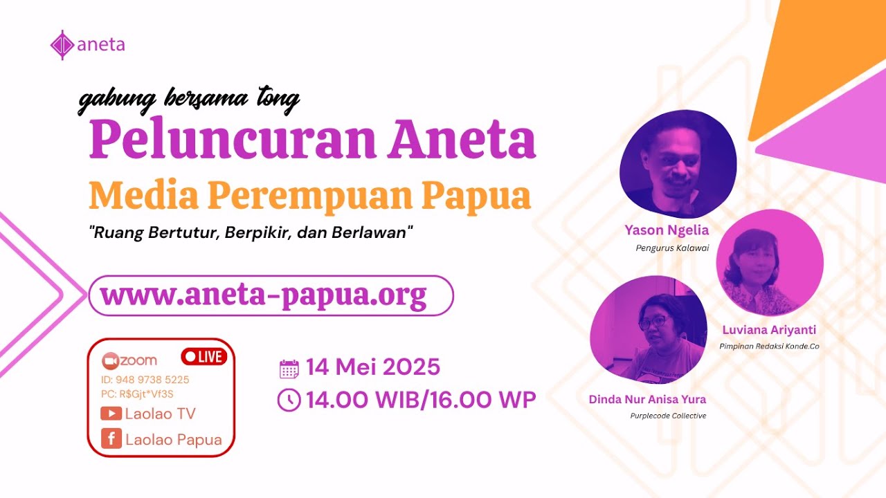 Diskusi dan Launching aneta-papua.org (Media Perempuan Papua)