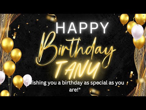 Happy Birthday Tanu - Birthday Song for Tanu 🥳 | HBD Tanu