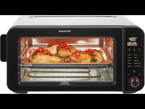Instant Pot 6-Slice InstantHeat 10-in-1 Air Fryer Toaster Oven, Air Fry, Roast, Bake, Sear Crisp