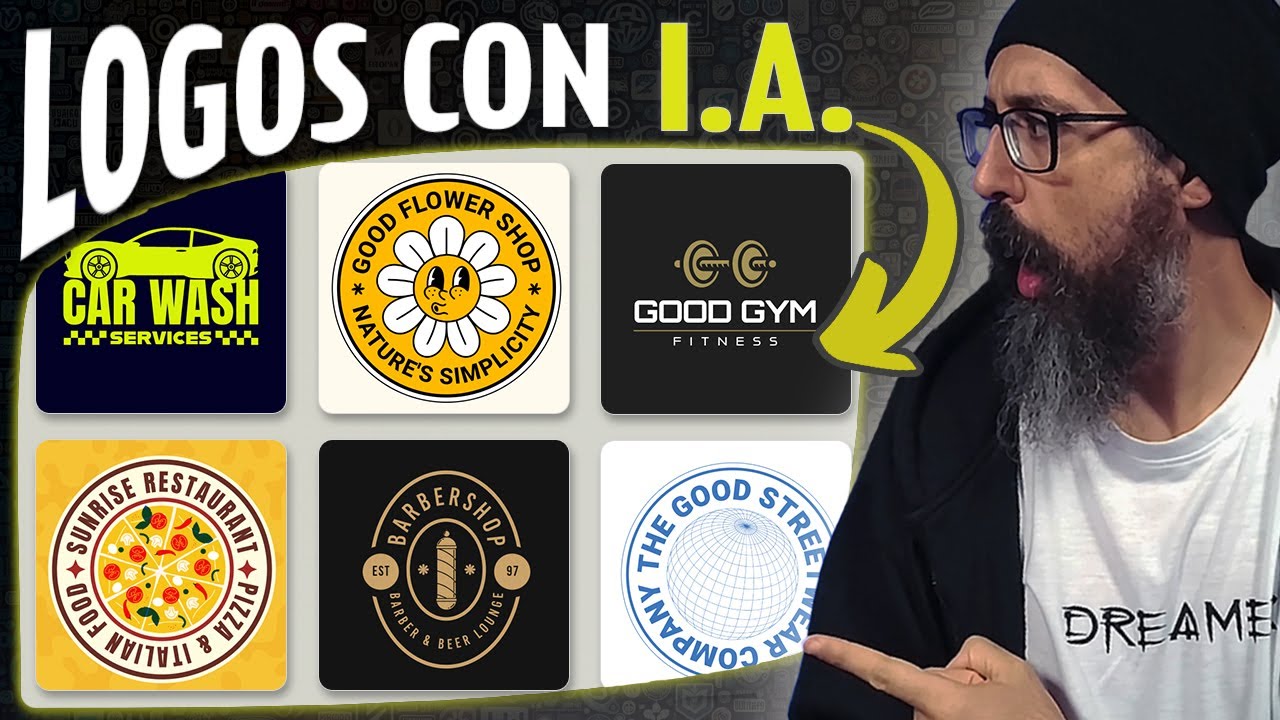 Las 5 MEJORES paginas de IA PARA CREAR LOGOS [ 100% GRATIS ] Tutorial de crear imágenes con IA
