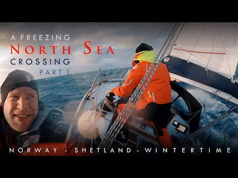 Crossing the cold NORTH SEA MID WINTER. Bad idea...!