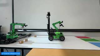 Multi-Robot Control with Cloud-Local Architecture