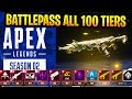 Apex Legends Season 2 BattlePass All Tiers  All, Weapon Skins, All 100 Tiers Season 2 Battlepass