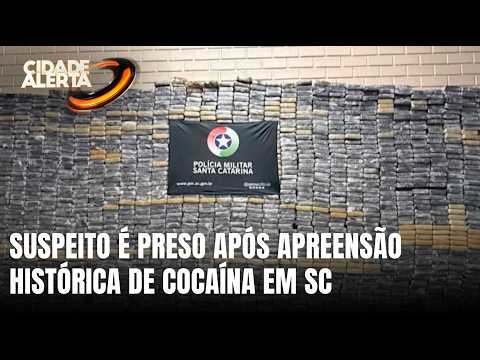 Polícia apreende mais de 3 toneladas de cocaína em Blumenau e Navegantes