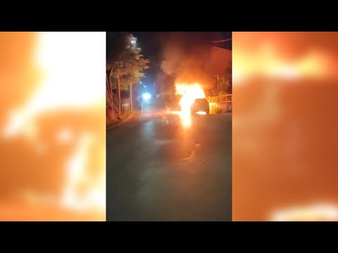 Auto a fuoco a Solofra, si segue la pista dolosa