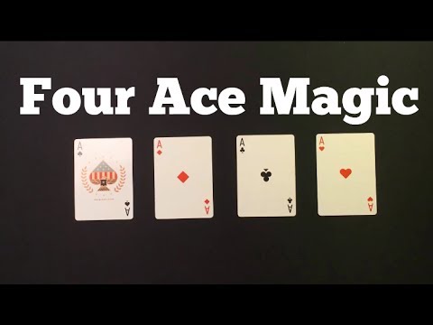 QUICK AND SIMPLE FOUR ACE CARD TRICK