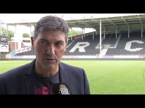 Felice Mazzu avant KRC Genk - RCSC