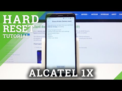 How to Factory Reset ALCATEL 1X (2019) – Erase All Content & Settings