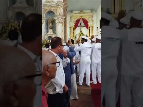 Chegança e Congado em homenagem a São Benedito em Cairu  Bahia.