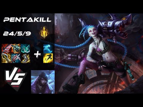 BOTTOM Jinx vs Aphelios [PENTAKILL] - EU Grandmaster Patch 14.7