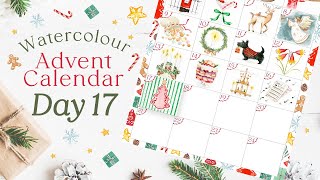 Painting Christmas in Watercolour | Advent Day 17