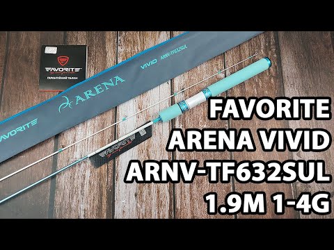 Спінінг Favorite Arena Vivid ARNV-TF632SUL 1.9m 1-4g 2-4lb Mod-Slow