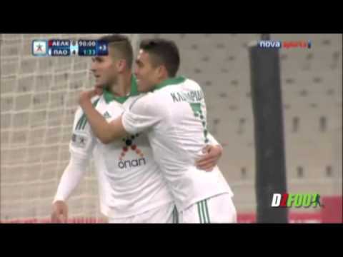 But et passe de Mehdi Abeid Championnat de Grèce 2013-2014