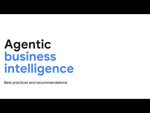 Agentic Business Intelligence done right