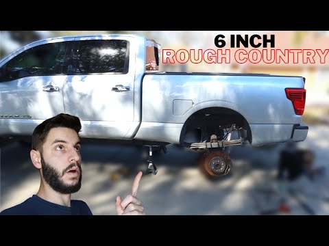 I installed a 6 inch lift in my driveway on my titan xd