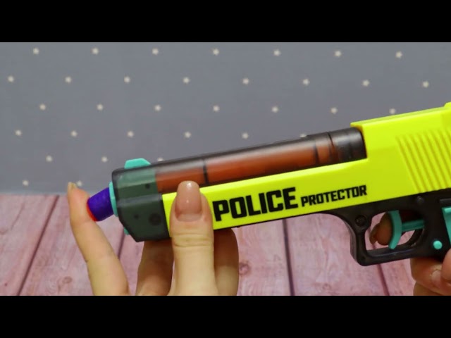 Пистолет Lanson Toys 2в1 с мягкими пулями и водой - видео
