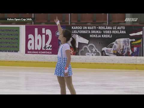 Hannah Sprung (Age 10)  ISU Volvo Open Cup 2017 SP - Figure Skating