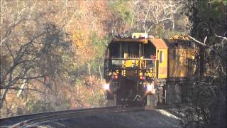 preview picture of video 'Loram Rail Grinder On The NS P-Line in Alabama'