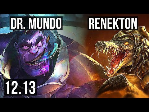 DR. MUNDO vs RENEKTON (TOP) | 5/2/17, Rank 9 Mundo | KR Grandmaster | 12.13