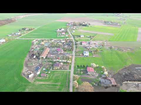 Luboszyce Małe z lotu ptaka.