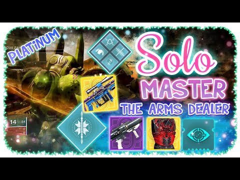 Solo 1330 Ordeal Master Nightfall Hunter - The Arms Dealer - Destiny 2 - Commentary With Cloudstrike