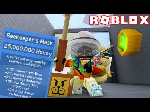 25 Million Beekeeper S Mask Beating King Beetle Roblox Bee