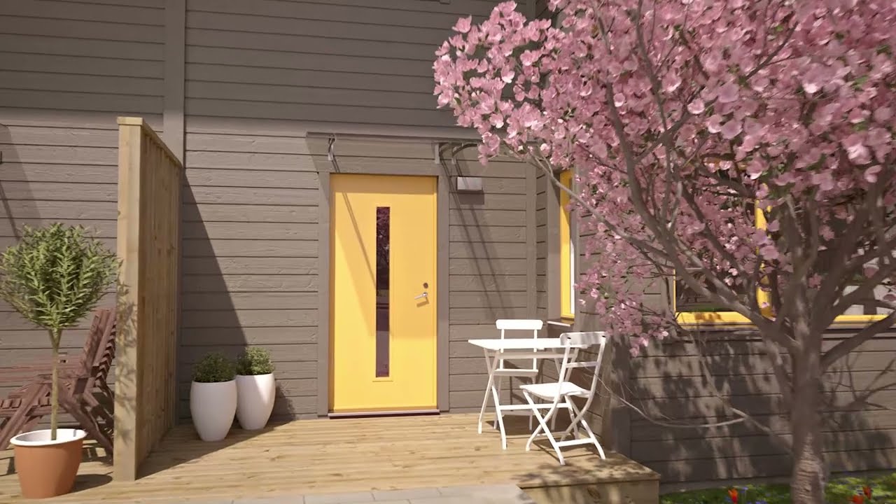 5 rum Radhus på BoKlok Sandallén Hjärup Västerstad Staffanstorps kommun - video