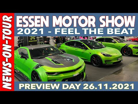 Essen Motor Show 2021 🏁 gestartet (4K) Feel the Beat! 🔊 Das PS-Festival des Jahres EMS2021