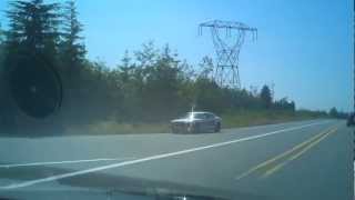 preview picture of video 'Enumclaw Police Department Dodge Charger out infront of park's entrance with Lights on 07/26/2012'