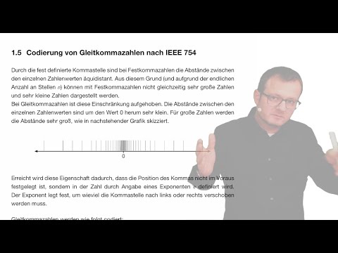 2023 10 30 Computertechnik, Skript S.  35 - 39 (2er Komplement, Gleitkommazahlen)