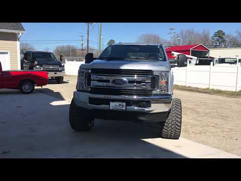 Lifted 2019 Ford F-250 Superduty. BDS lift. 22x14 Fuel Wheels.
