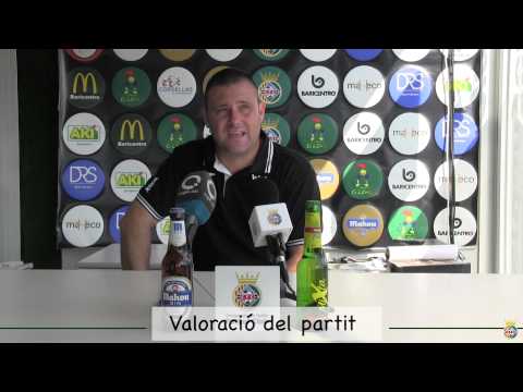 CFC - PALAMÓS CF, Roda de premsa: Toni Carrillo, entrenador Cerdanyola FC (02/11/14)