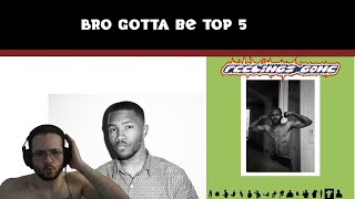 Nah I was Sleep for so Long l Feelings Gone/Static - Frank Ocean Reaction!