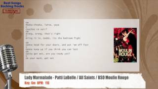 Lady Marmalade - Patti LaBelle / All Saints / BSO Moulin Rouge Vocal Backing Track