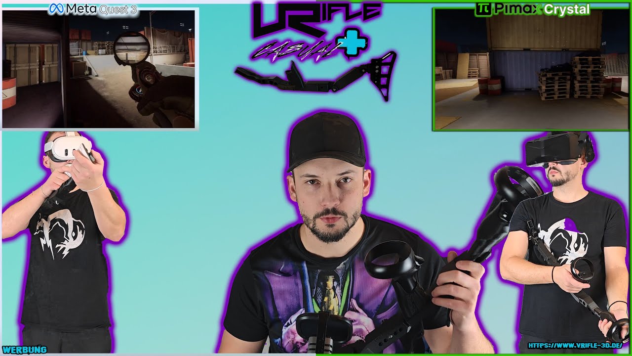 Video-Vorschau: VR Shooter mit Quest 3/Pimax Crystal Gunstock von EnterTHEGame