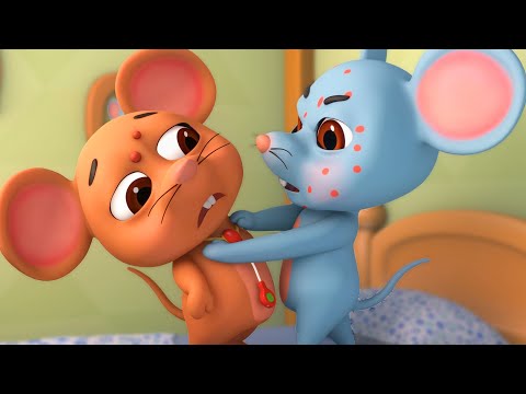 दो चूहे थे- Do Chuhe The Mote Mote The & More I Hindi Rhymes For Kids I Rat Cartoon | Jugnu kids