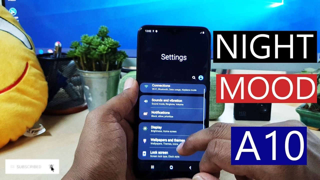 How To Enable NIGHT MODE Samsung Galaxy A10