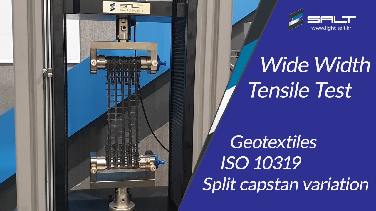 ISO 10319 Geotextile Wide-Width Tensile Test