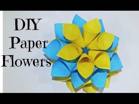 How to make paper flowers || DIY Paper Flowers ||  Origami Easy Paper Flower