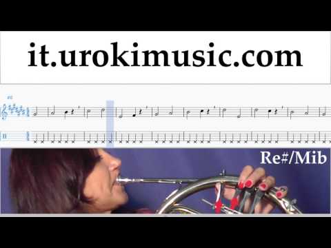 Lezioni di Corno Michael Jackson - Beat It Tutorial Spartito Parte#1 um-i276