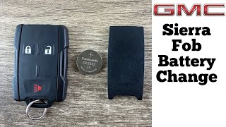 2014 - 2021 GMC Sierra Key Fob Battery Change - How To Remove &  Replace Sierra Remote Fob Batteries
