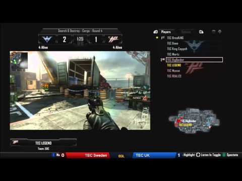 EGL9 : Turtle Beach BO2 Spring Championship : TEC UK vs TEC Sweden : Pool Play R3 - Map 2