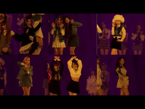 NMIXX SULLYOON, JIWOO, HAEWON, LILY, BAE, KYUJIN Fancam collaboration stage at 2022 MAMA AWARDS