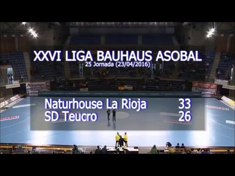 LIGA BAUHAUS ASOBAL J25 Naturhouse La Rioja - SD Teucro 33 - 26
