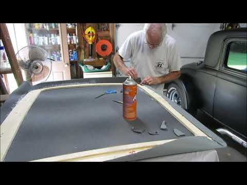 Making a Headliner for the Hot Rod Part 1