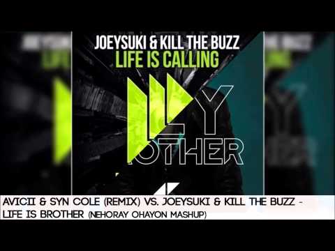 Avicii & Syn Cole Remix Vs  JoeySuki & Kill The Buzz - Life Is Brother (Nehoray Ohayon Mash Up)