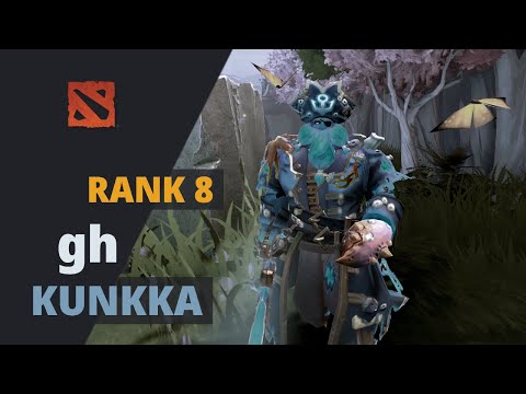 gh (Rank 8) plays Kunkka Dota 2 Full Game