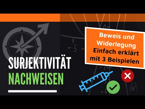Beweis und Widerlegung, ob Funktion surjektiv (3 Beispiele) | LernKompass - Mathe einfach erklärt