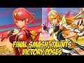 PYRA & MYTHRA Taunts, Final Smash, Victory Poses | Super Smash Bros. Ultimate