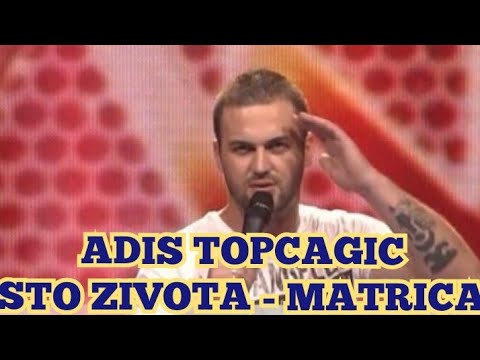 Adis Topcagic - Sto zivota ja da zivim (Matrica sa textom)